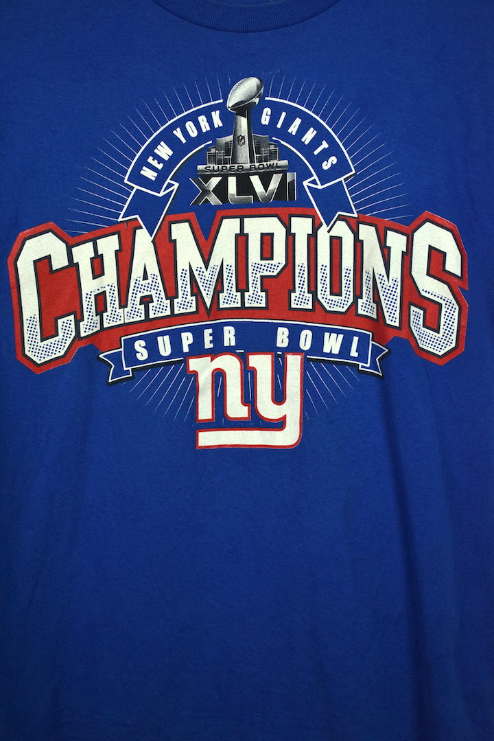 Vintage New York Giants Super Bowl champions XLVI Hooded Sweatshirt