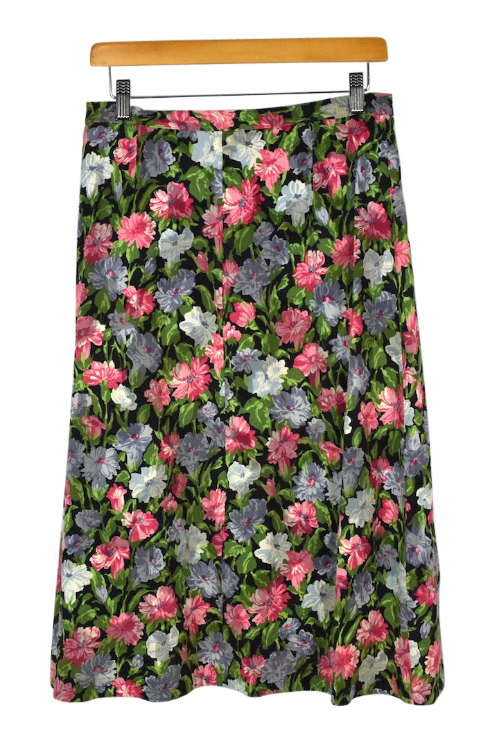 Floral Print Skirt