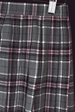 Load image into Gallery viewer, Reworked Grey and Pink Checkered Skirt
