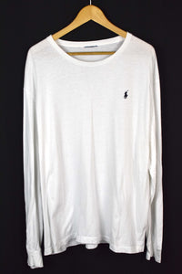 White Ralph Lauren Brand Longsleeve T-shirt