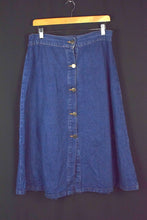 Load image into Gallery viewer, Reworked Denim Skirt
