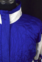 Load image into Gallery viewer, Blue and White Spray Jacket
