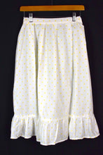 Load image into Gallery viewer, Reworked Yellow Polka Dot Print Skirt
