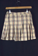 Load image into Gallery viewer, Reworked Light Brown Checkered Skirt
