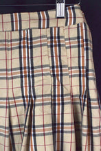 Load image into Gallery viewer, Reworked Light Brown Checkered Skirt
