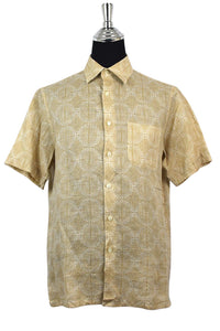 Linen Circle Print Shirt