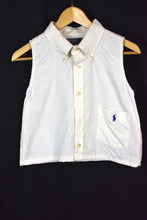 Load image into Gallery viewer, Reworked Cropped Sleeveless Ralph Lauren Brand Top
