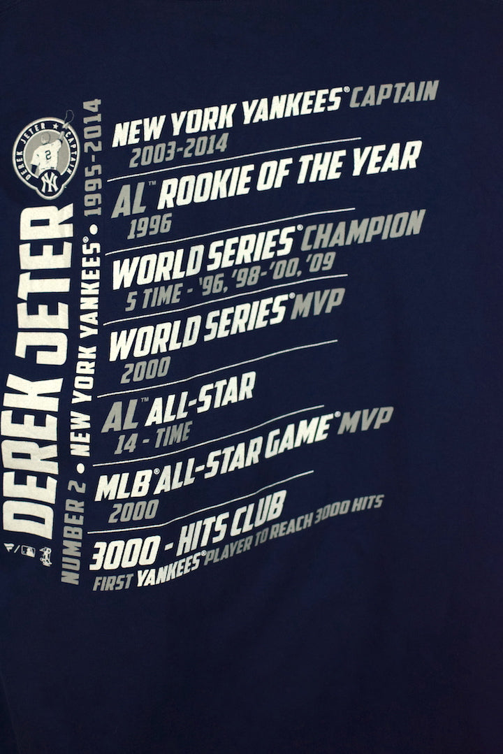 Derek Jeter New York Yankees Fanatics Branded My Captain Graphic T-Shirt -  Navy